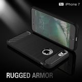 Gumený Rugged Armor na iPhone7/ iPhone 8- čierna