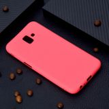 Gumený kryt Solid na Samsung Galaxy J6+ - červená