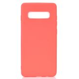 Gumený kryt US-BH487 na Samsung Galaxy S10 - červená