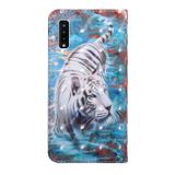 Peňaženkové puzdro 3D Painting Pattern na Samsung Galaxy A7(2018)- Tiger