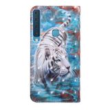 Peňaženkové 3D puzdro na Samsung Galaxy A9 (2018) - Tiger
