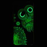 Gumený kryt Noctilucent TPU na Huawei P Smart Z -Blue-bottomed owl