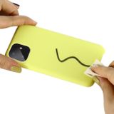 Gumený kryt Liquid Silicone Shockproof na iPhone 11 pro -žltá