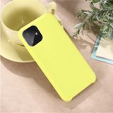 Gumený kryt na iPhone 11 Pro Max Liquid Silicone - Yellow