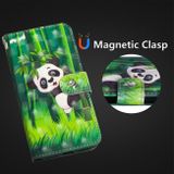 Peňaženkové puzdro 3D Painting Pattern na Huawei P Smart Z -Bamboo Panda