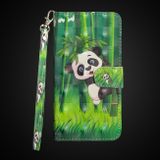 Peňaženkové puzdro 3D Painting Pattern na Huawei Y5 (2019)-Bamboo Panda