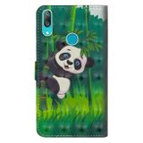 Peňaženkové 3D puzdro na Huawei Y7 (2019) - Bamboo Panda