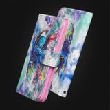 Peňaženkové 3D puzdro na Samsung Galaxy A30 - Watercolor Owl