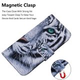 Peňaženkové 3D kožené puzdro na iPhone 11 Pro Max - Tiger