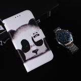 Peňaženkové 3D kožené puzdro na iPhone 11 Pro Max - Panda