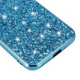 Gumený Glitter kryt na iPhone 11 Pro Max Glitter - Silver