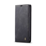 Peňaženkové kožené pouzdro na iPhone 11 Pro Max - Black