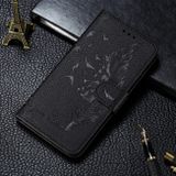 Peňaženkové kožené puzdro na Samsung Galaxy M20 - Čierna