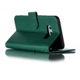 Peňaženkové kožené puzdro na Samsung Galaxy S10e - Zelená