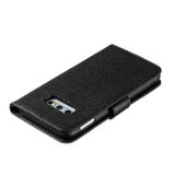 Peňaženkové kožené puzdro na Samsung Galaxy S10e - Čierna