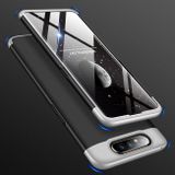 Plastový kryt na Samsung Galaxy A80 - Čiernostrieborný