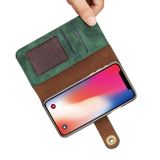 Peňaženkové kožené pouzdro na iPhone 11 Pro Max Retro - Green