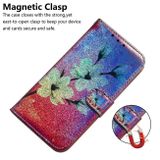 Peňaženkové kožené puzdro na LG Q60 - Magnolia