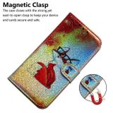 Peňaženkové kožené puzdroColorful Magnetic Buckle na Xiaomi Redmi 7-Glasses Fox