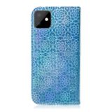 Peňaženkové púzdro Solid Color Colorful na iPhone 11- modrá