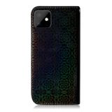 Peňaženkové púzdro Solid Color Colorful na iPhone 11- čierna