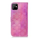 Peňaženkové púzdro Solid Color Colorful na iPhone 11- ružová