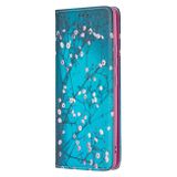 Peňaženkové kožené puzdro na Samsung Galaxy A42 5G - Plum Blossom