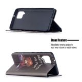 Peňaženkové kožené puzdro na Samsung Galaxy A42 5G - Bear