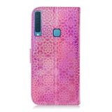 Peňaženkové kožené puzdro na Samsung Galaxy A9 (2018) - Ružový