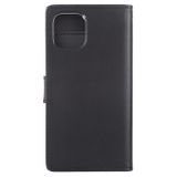 Peňaženkové kožené pouzdro na iPhone 11 Pro Max MERCURY - Black