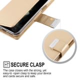 Peňaženkové kožené pouzdro na iPhone 11 Pro Max MERCURY - Gold
