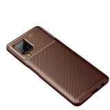 Gumený kryt na Samsung Galaxy A12 - Hnedá
