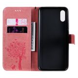Peňaženkové kožené puzdro na Xiaomi Redmi 9A / 9AT - Ružová