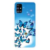 Gumený kryt na Samsung Galaxy M51 - Blue Butterfly
