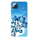 Gumený kryt na Samsung Galaxy A12 - Blue Butterfly