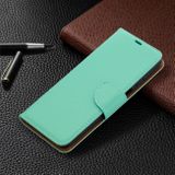 Peňaženkové kožené puzdro na Samsung Galaxy A12 - Zelená