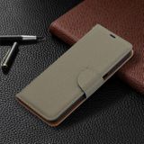 Peňaženkové kožené puzdro na Samsung Galaxy A12 - Šedá
