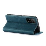 Peňaženkové kožené puzdro CaseMe na Xiaomi Mi 10T 5G / 10T Pro 5G - Modrá