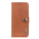 Peňaženkové kožené puzdro KHAZNEH na Samsung Galaxy A32 5G - Hnedá