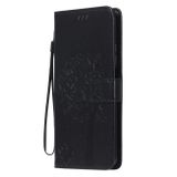 Peňaženkové kožené puzdro PRINTING na Xiaomi Mi 10T Lite 5G - Čierna