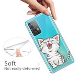 Gumený kryt na Samsung Galaxy A52 5G / A52s 5G - Laughing Cat