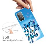 Gumený kryt na Samsung Galaxy A72 5G - Blue Butterfly