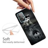 Gumený kryt na Samsung Galaxy A32 5G - Reflected Wolf