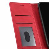 Peňaženkové kožené puzdro na Samsung Galaxy A11 / M11 - Červená