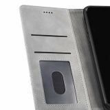 Peňaženkové kožené puzdro na Samsung Galaxy A11 / M11 - Šedá