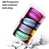 Peňaženkové kožené puzdro DRAWING na Samsung Galaxy S21 Plus 5G - Colorful Layer Cake