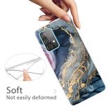 Gumený kryt MARBLE na Samsung Galaxy A32 5G - Abstract Gold