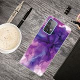 Gumený kryt MARBLE na Samsung Galaxy A52 5G / A52s 5G - Abstract Purple