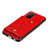 Kožený kryt CARD SLOT na Samsung Galaxy A52 5G / A52s 5G - Červená