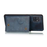 Kožený kryt CARD SLOT na Samsung Galaxy A52 5G / A52s 5G - Modrá